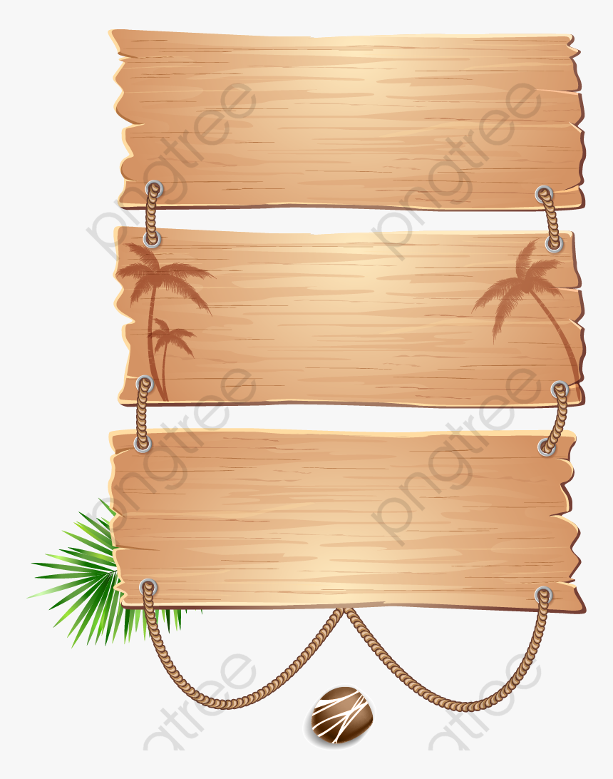 Wood Sign Png Vector Commercial Use Resource - Placa De Bar Png, Transparent Png