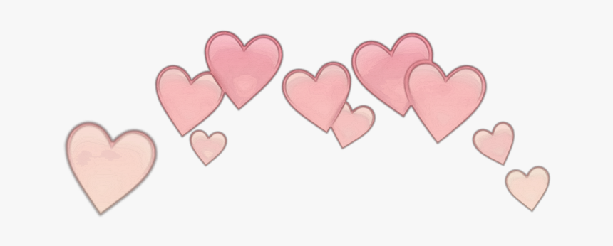 #heart #heartcrown #crown #head #headcrown #hearts - Heart, HD Png Download