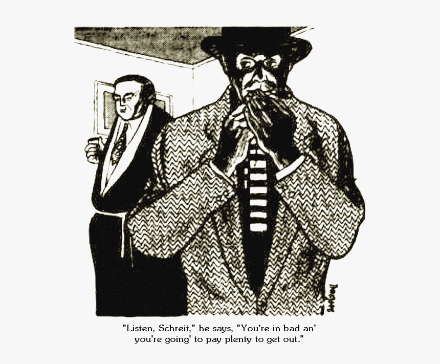 Illustration 
 Title The Gangster - Illustration, HD Png Download