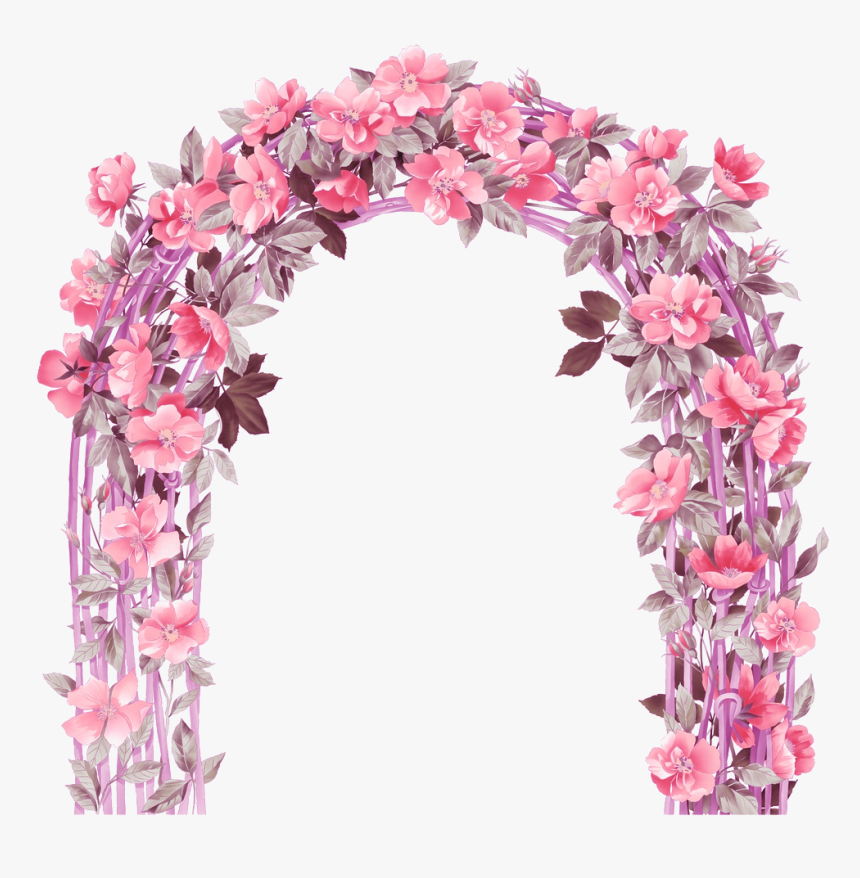 Clip Art Free Stock Flower Euclidean Icon Flowers - Flower Arch Png, Transparent Png