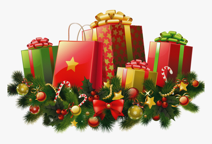 Merry Christmas Gift Png, Transparent Png