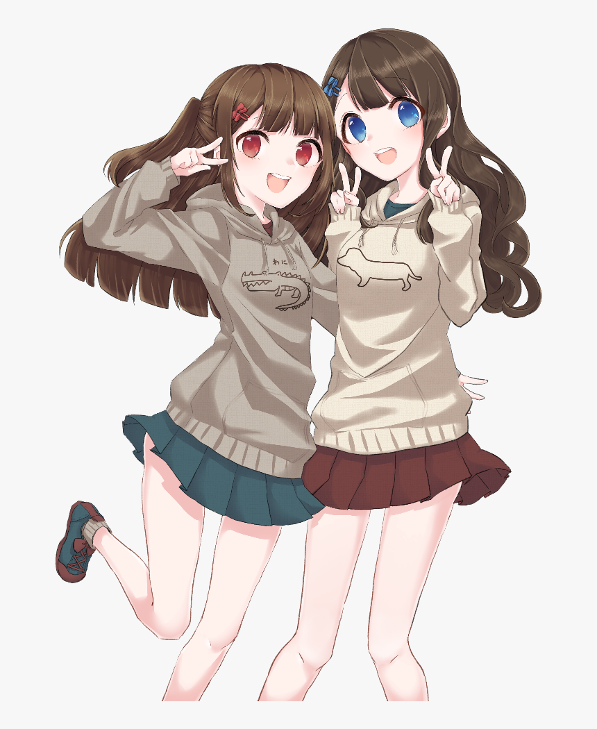 Tranh Bạn Bè Anime, HD Png Download