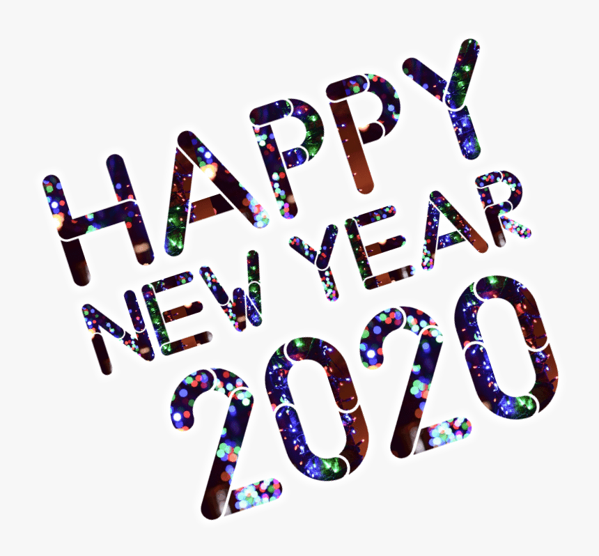 Png Happy New Year 2020 Png Images Free Download - Graphic Design, Transparent Png