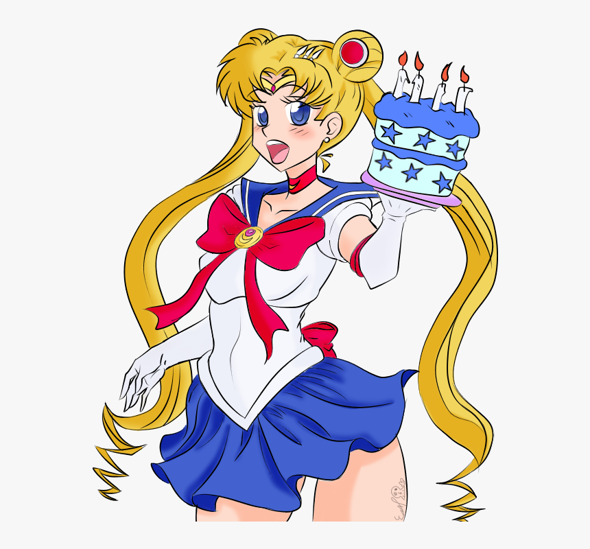 Sailor Moon Feliz Cumpleaños, HD Png Download