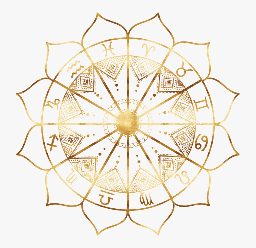 Gold Mandala Png - Png Mandala Art Gold Transparent, Png Download