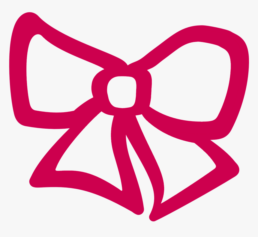 Transparent Bow Clipart Png - Ribbon Black And White Clipart, Png Download
