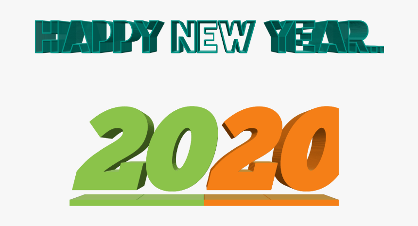Happy New Year 2020 Png Icon Images - Graphic Design, Transparent Png