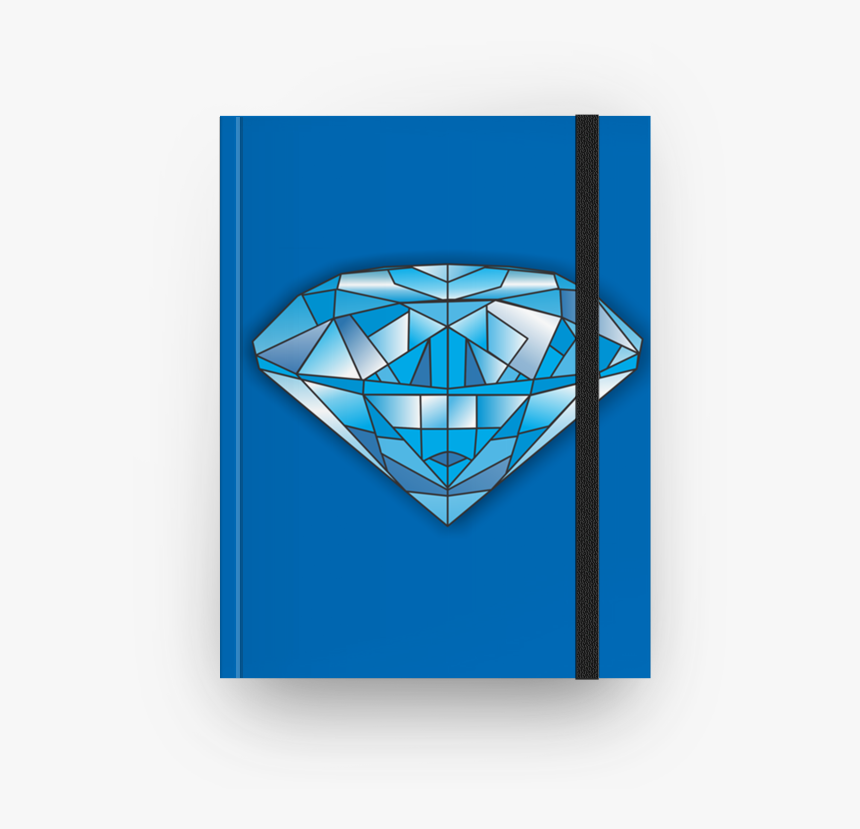 Caderno Diamante Azul De Diegosantosdesignerna - Triangle, HD Png Download