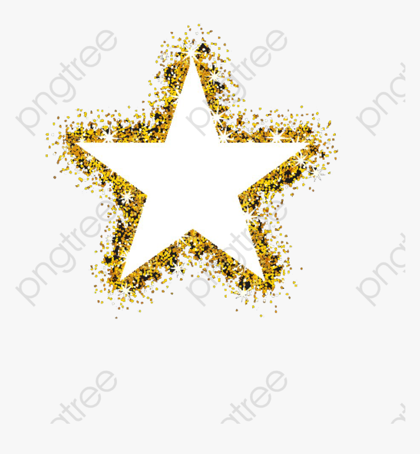 Gold Five Pointed Star - Relógio Mondaine Prata Feminino Com Pulseira, HD Png Download