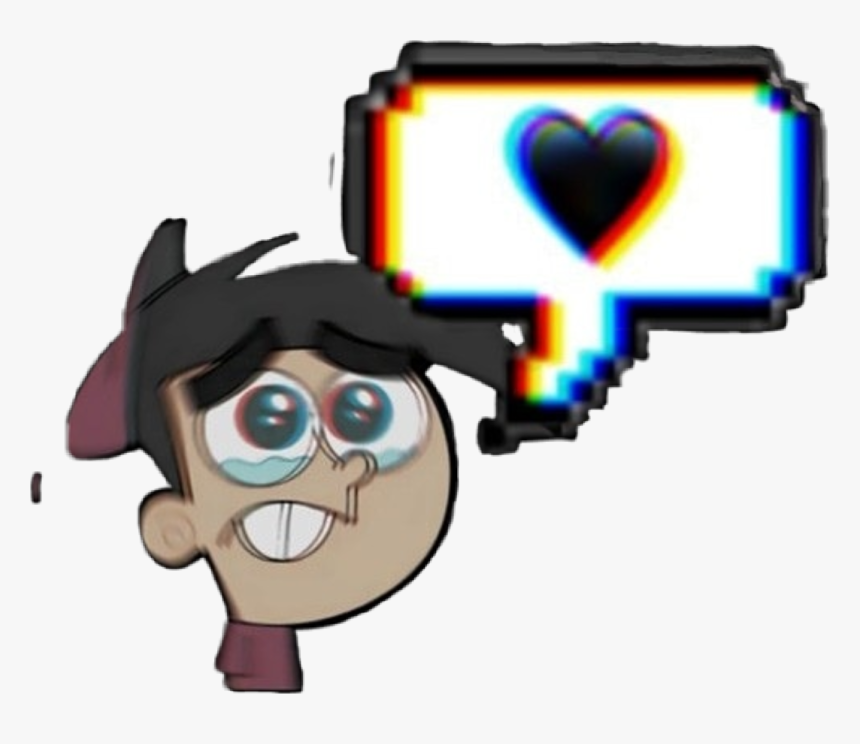 #timmyturner #timmy #depression #depressed #hearts - Stickers De Los Padrinos Mágicos, HD Png Download