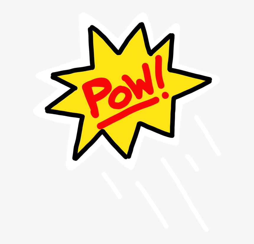 Comic Pow, HD Png Download