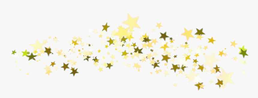 Glitter Effect Png - Gold Glitter Stars Png, Transparent Png