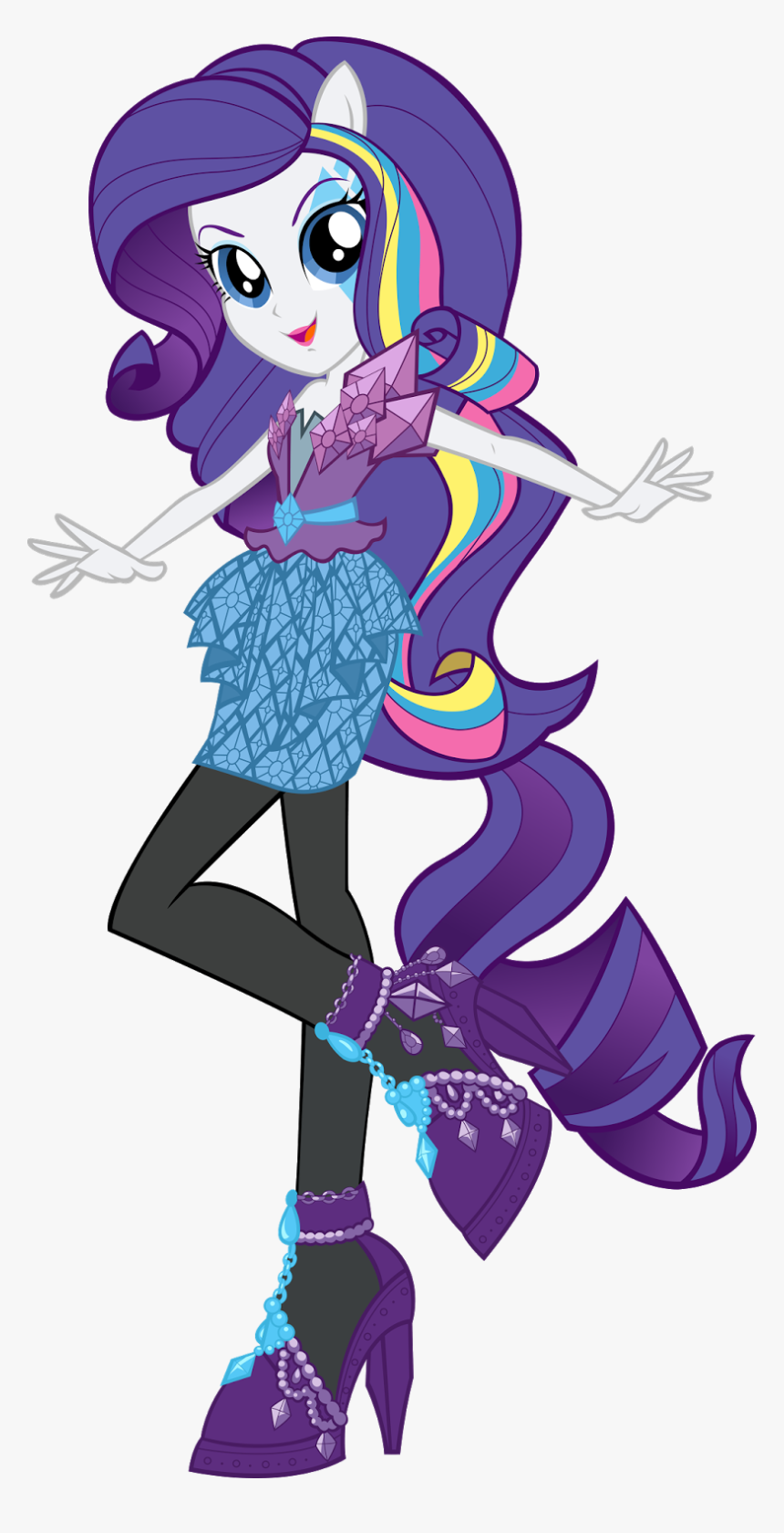 Rainbow Rocks Rarity, HD Png Download