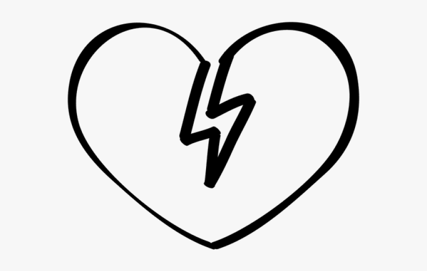 Free Drawn Download Clip - Drawings Of Broken Hearts, HD Png Download
