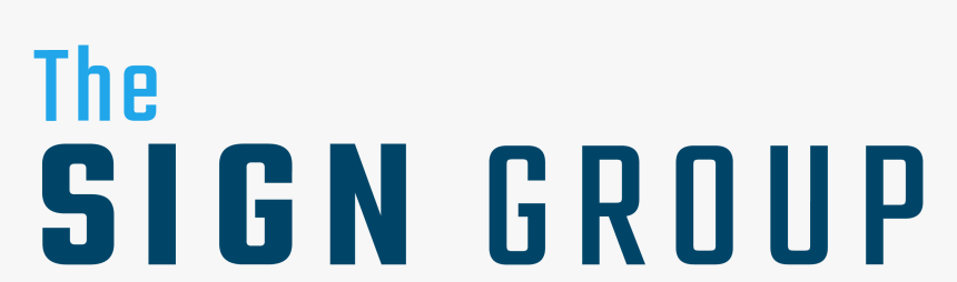 The Sign Group Llc Milwaukee, Wisconsin - Electric Blue, HD Png Download