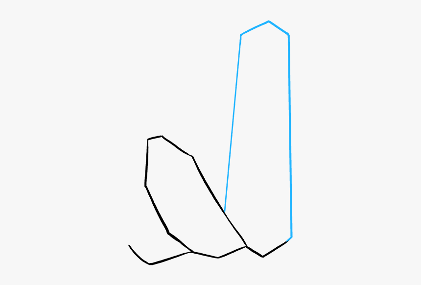 How To Draw Crystals - Sketch, HD Png Download