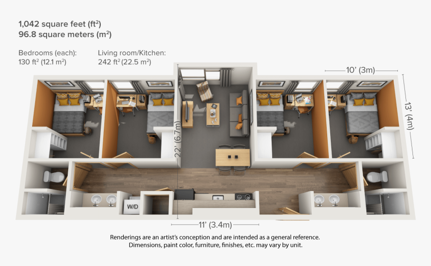 Csu Aggie Village, HD Png Download