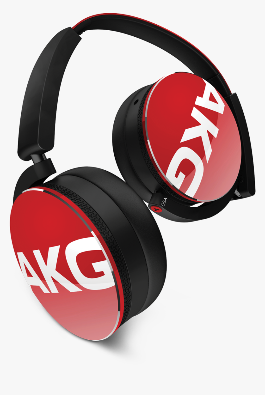 Y50 Akg Red Headphones, HD Png Download