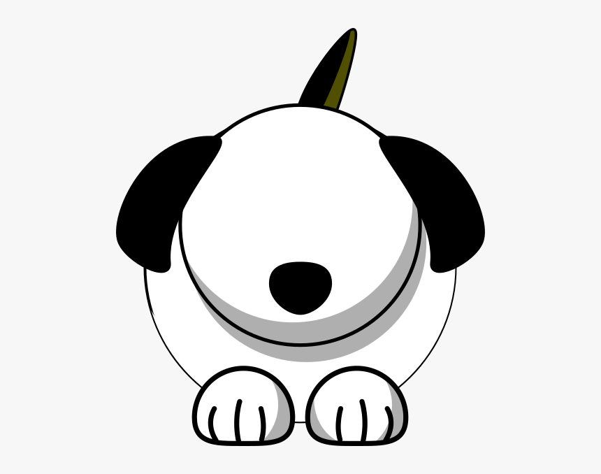 Eyes On Book Clipart Image Library Library White Dog - Dog With No Eyes Cartoon, HD Png Download