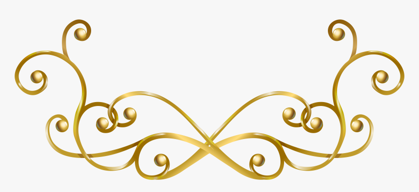 Gold Transparent Image Gallery - Transparent Decorative Elements Png, Png Download