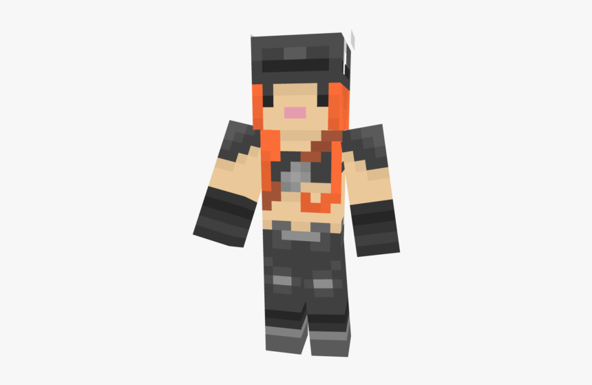 Minecraft Skin Girl Gif, HD Png Download