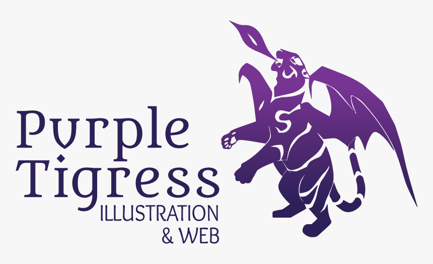 Purple Tigress - Graphic Design, HD Png Download
