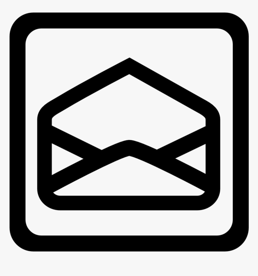 Phone Website Email Icons Png Transparent - Email Logo Bw Png, Png ...