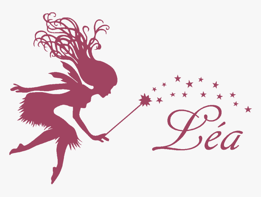 Fairy Tale Vector Graphics Illustration Silhouette - Fairy With Dandelion Clock, HD Png Download