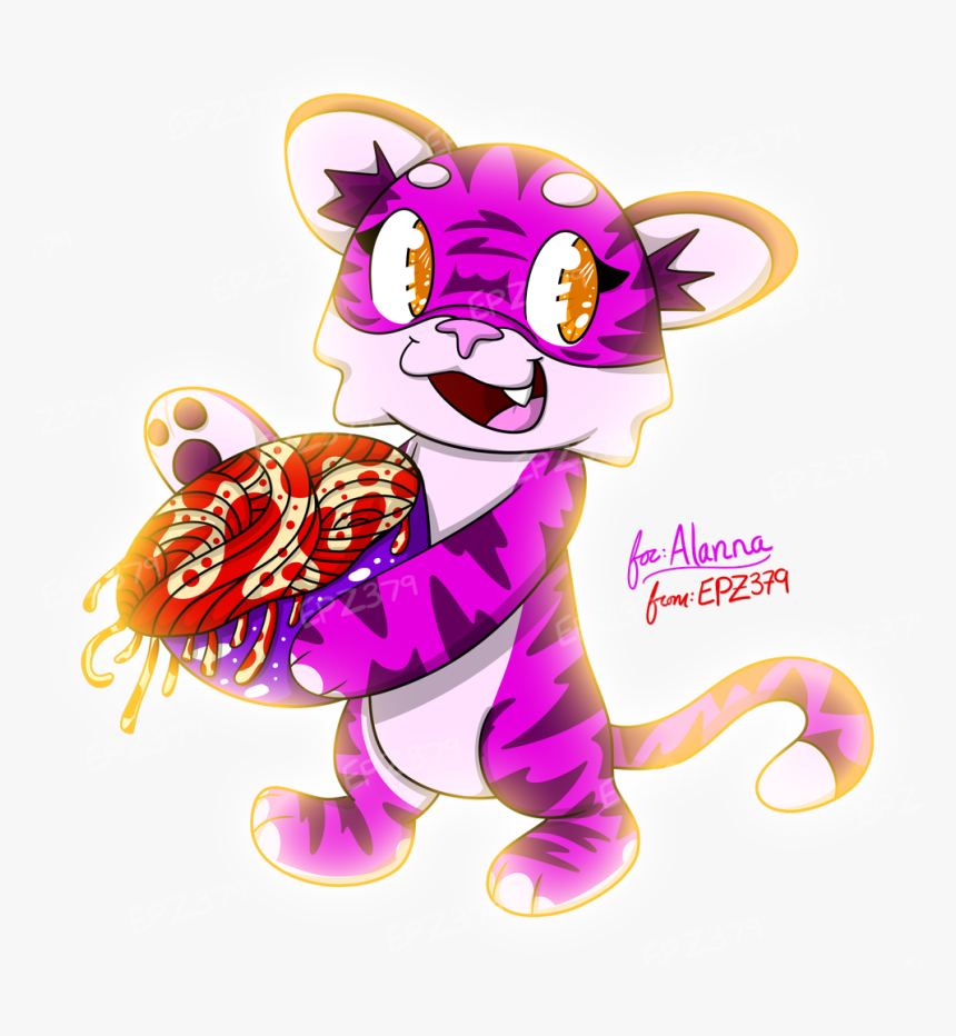 Alanna S Purple Tiger, HD Png Download