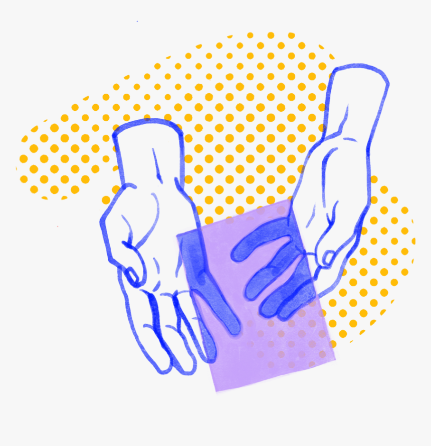 Ephemora Website Illustration Hands, HD Png Download