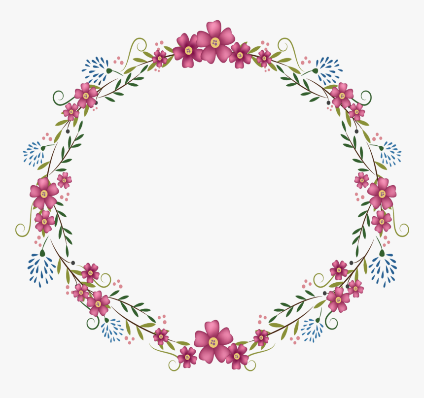 Flower Frame Png Transparent, Png Download