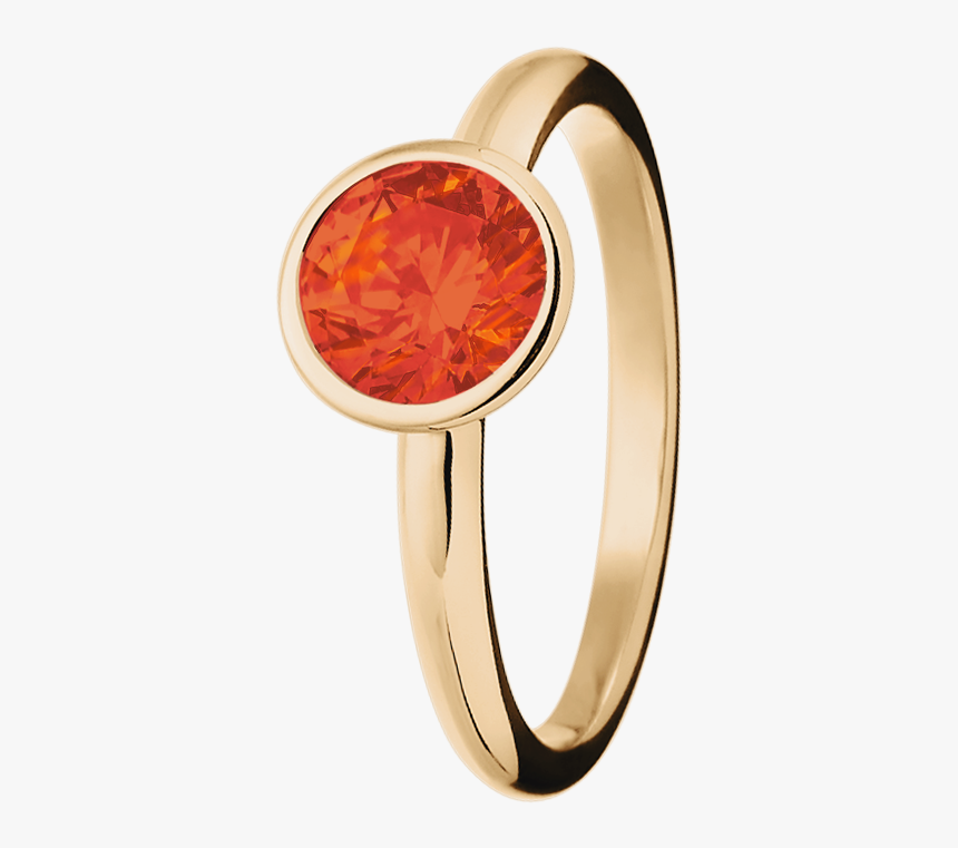 Vienna Fire Opal Orange In Rose Gold - Pre-engagement Ring, HD Png Download