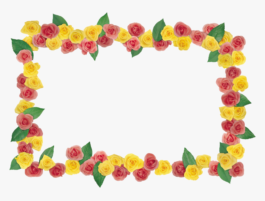 Floral Frame Png - Floral Design, Transparent Png