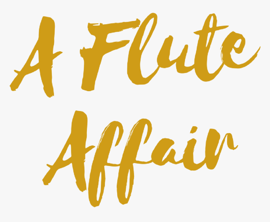 A Flute Affair - Calligraphy, HD Png Download