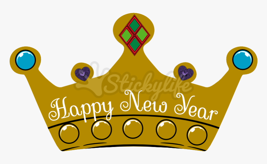 Happy New Year Decal - Stickers For Happy New Year, HD Png Download