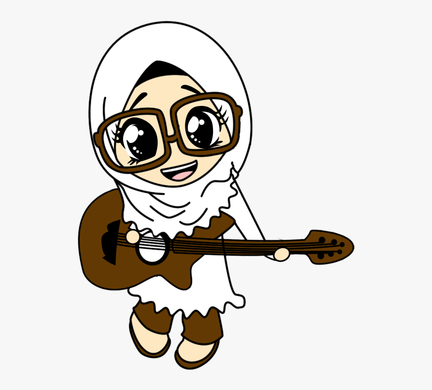 Muslimah Cartoon, HD Png Download