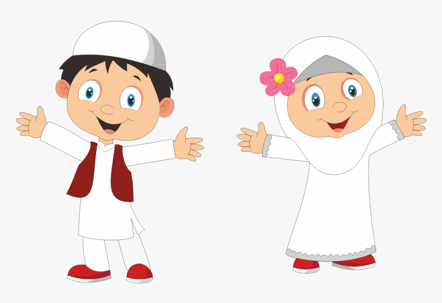 Muslim Girl Cartoon Png, Transparent Png