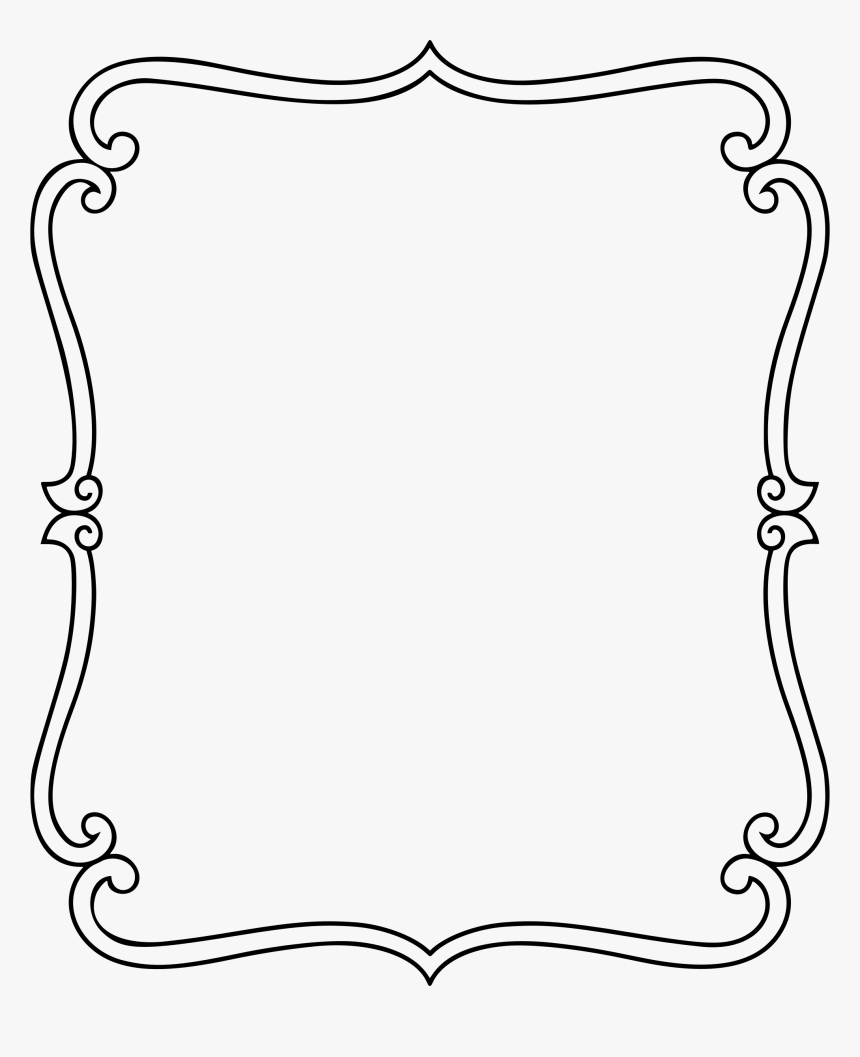 Ornamental Frame 2 Clip Arts - Ornament Frame Png, Transparent Png