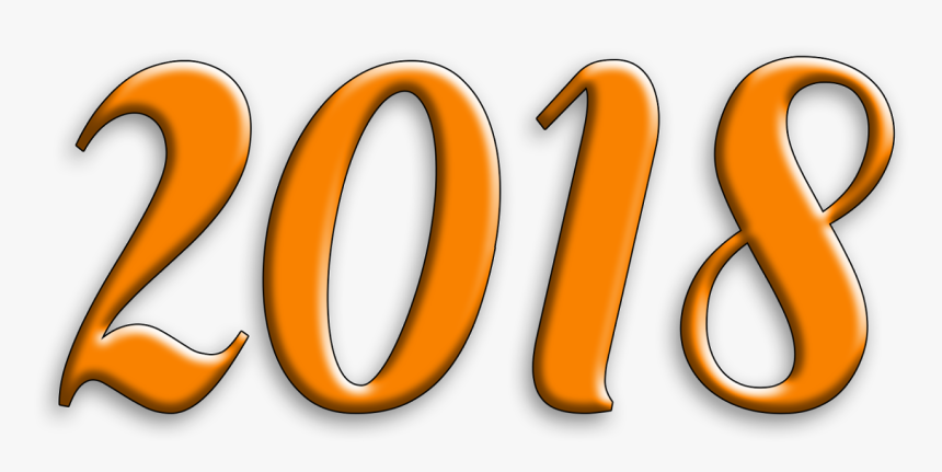 Happy New Year 2018 Free Download 3d Wallpapers, HD Png Download