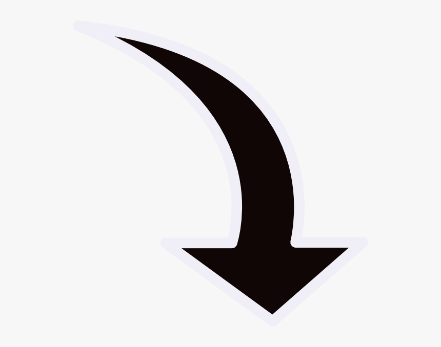 Vector Path Winding Road - Turning Arrow Clipart, HD Png Download