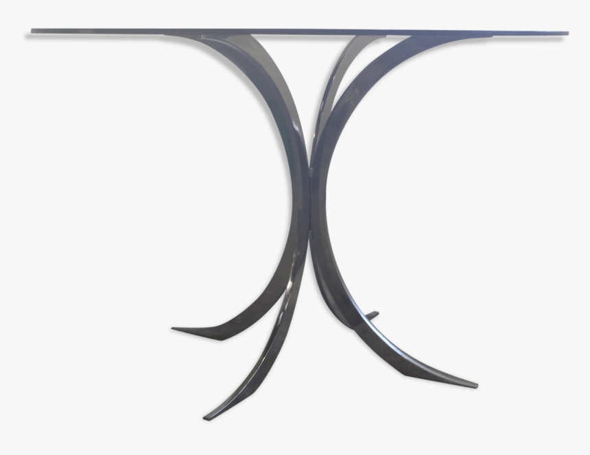 Table Boris Tabacoff, Edition Christofle, Glass 
 Src - Tables Tabacoff, HD Png Download