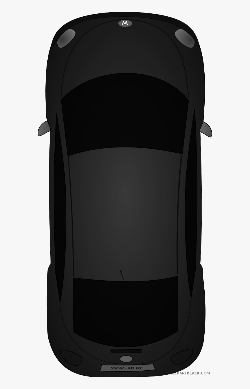 Transparent Chair Top View Png - Top Car Black Png, Png Download
