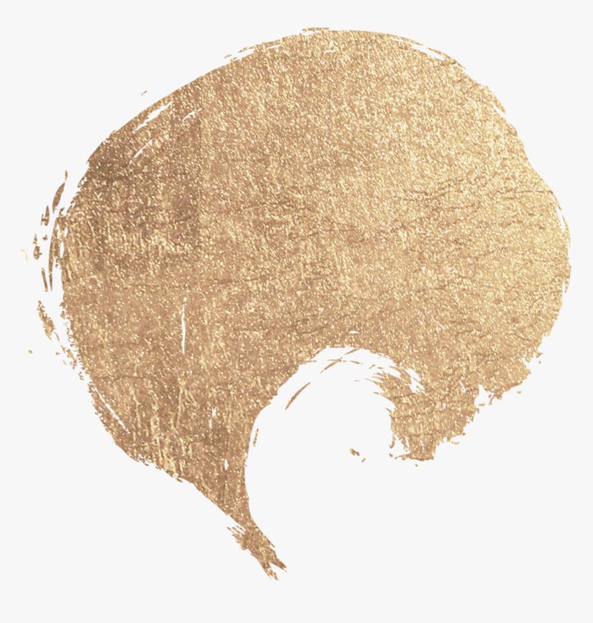 #rosegold #glitter #gold #foil #overlay #brushstroke - Eye Shadow, HD Png Download