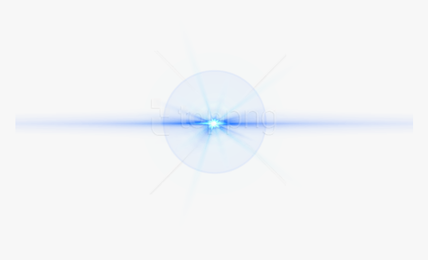Best Front Blue Lens Flare Png - Circle, Transparent Png