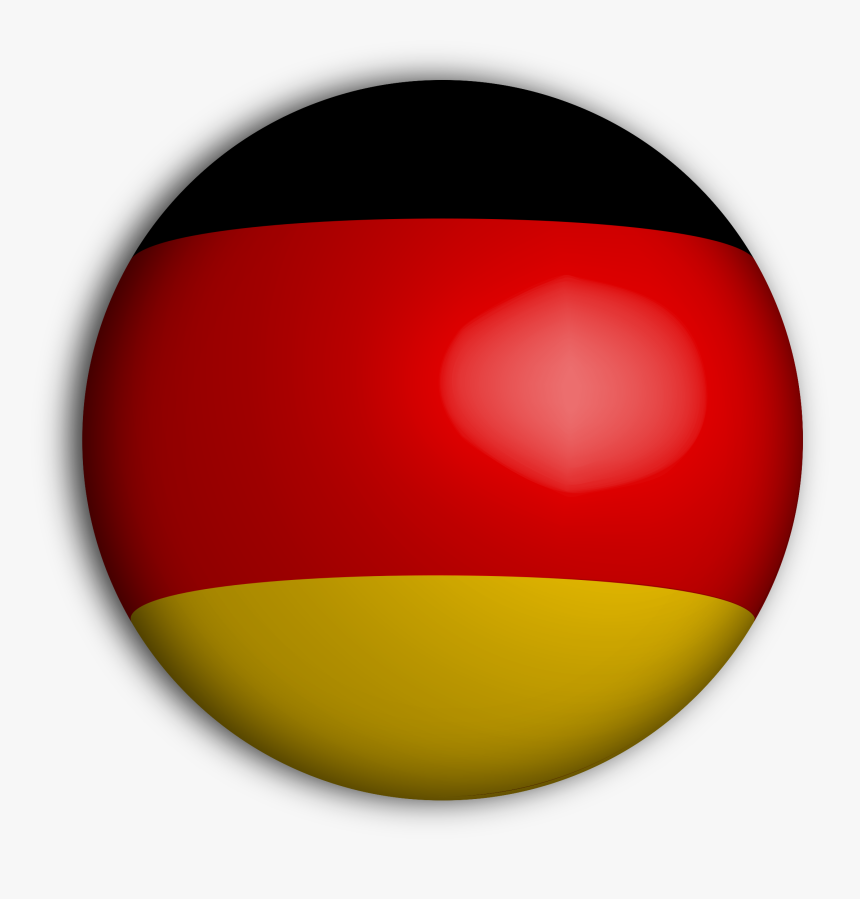 Pinart Vector Of D - Germany Flag Ball Transparent, HD Png Download