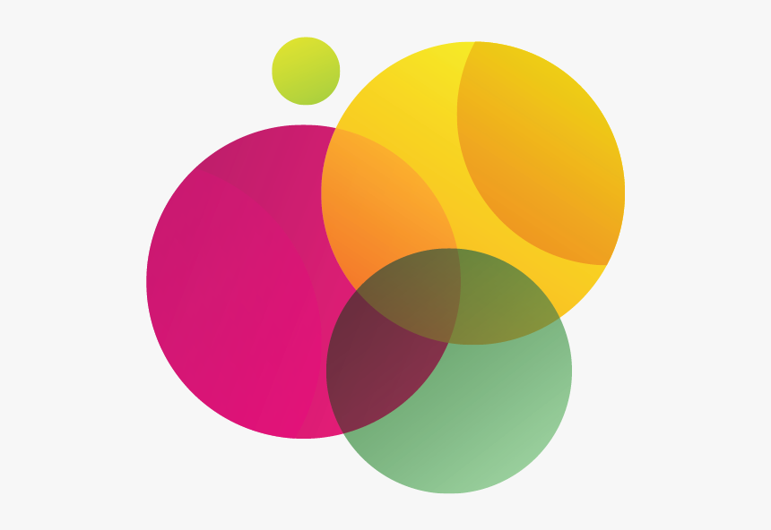 Pink Yellow Green Link Circle Logo - Circle, HD Png Download