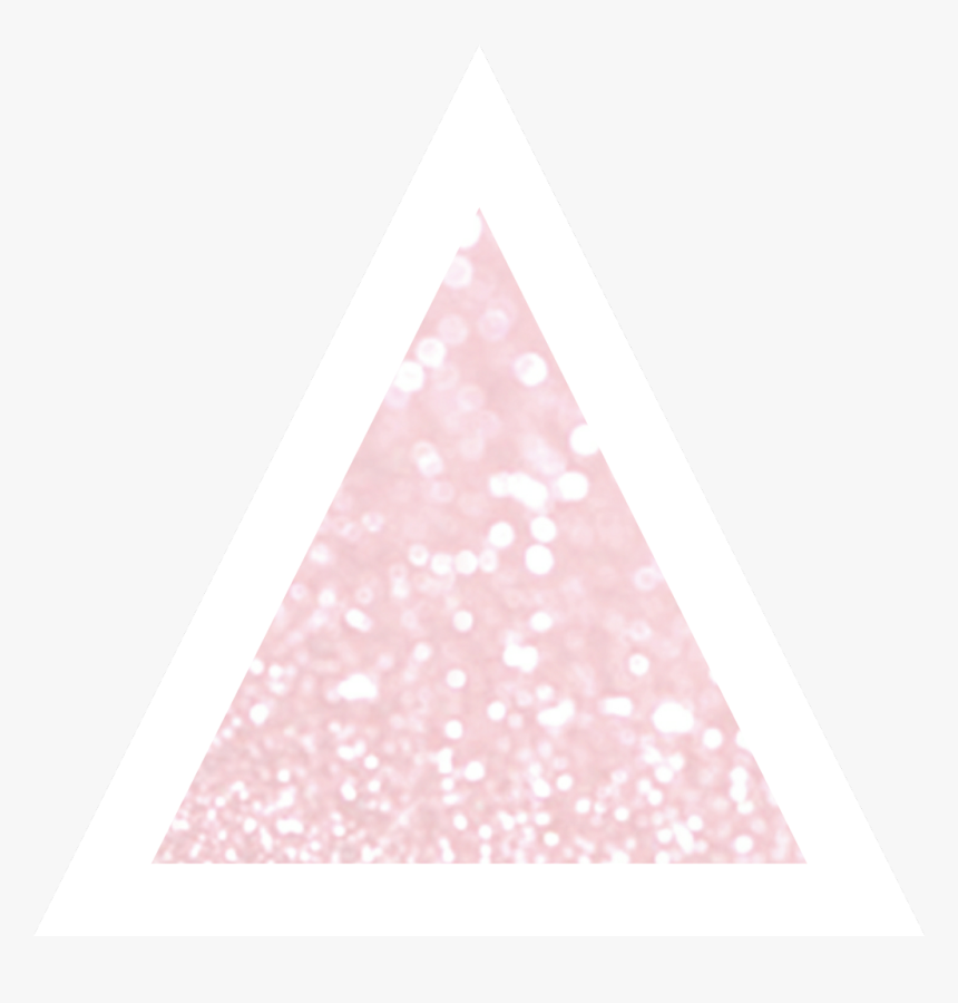 #triangle #geometric #minimalism #kpop #glitter - Triangle, HD Png Download
