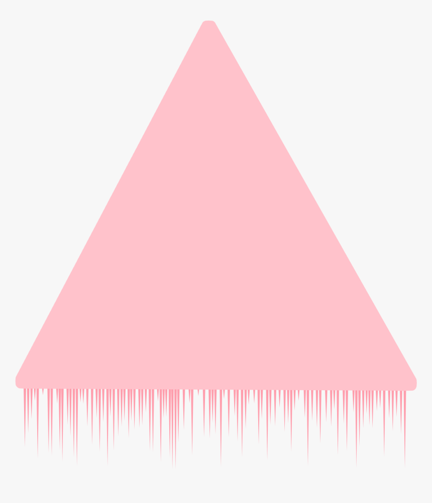#freetoedit #neon #triangle #pink #glow #frame #border - Triangle, HD Png Download