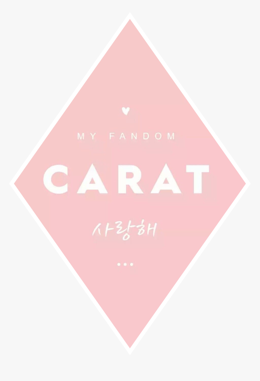 Seventeen Carat Myforeverfandom Freetoedit - Sign, HD Png Download