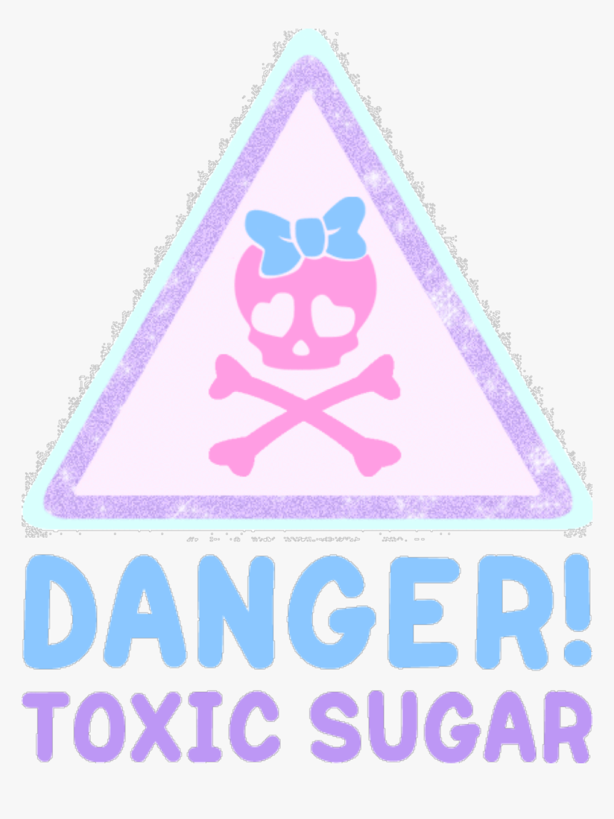 pastel #pastelgoth #pastelgrunge #danger #toxic #sugar - Kawaii Pastel Goth  Transparent, HD Png Download , Transparent Png Image - PNGitem, image size:860x1147